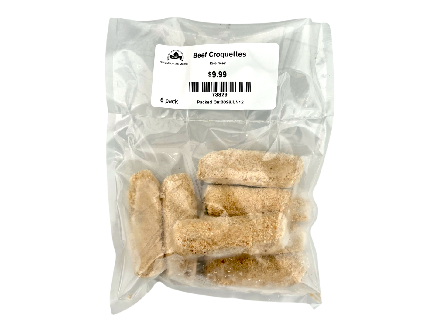Beef Croquettes - 6 pack Frozen