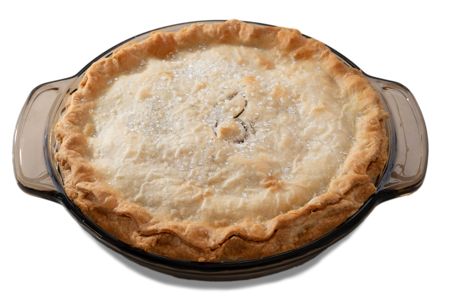 Frozen Homemade Blueberry Pie