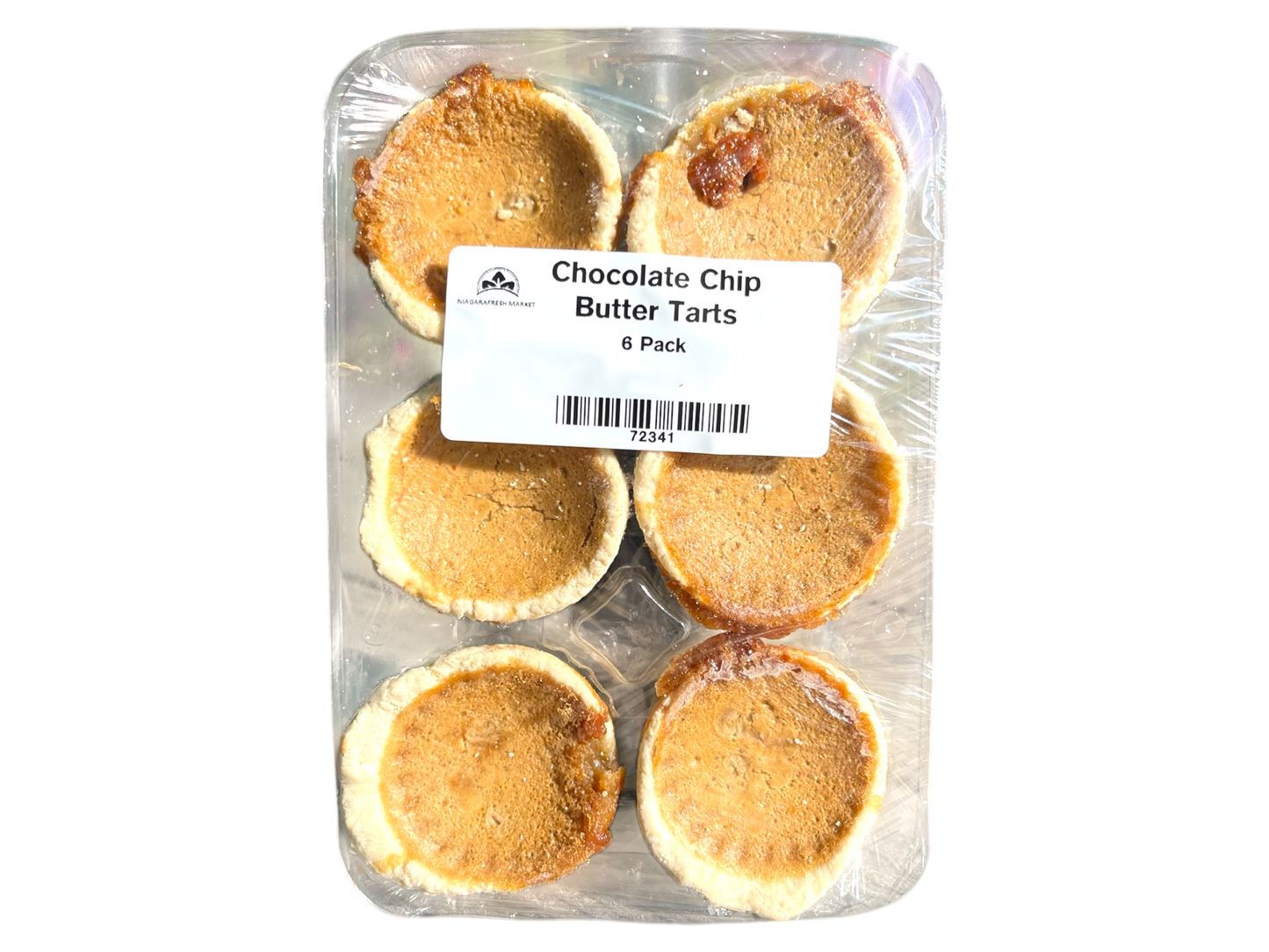 Homemade Chocolate Chip Butter Tarts - 6 pack - Frozen