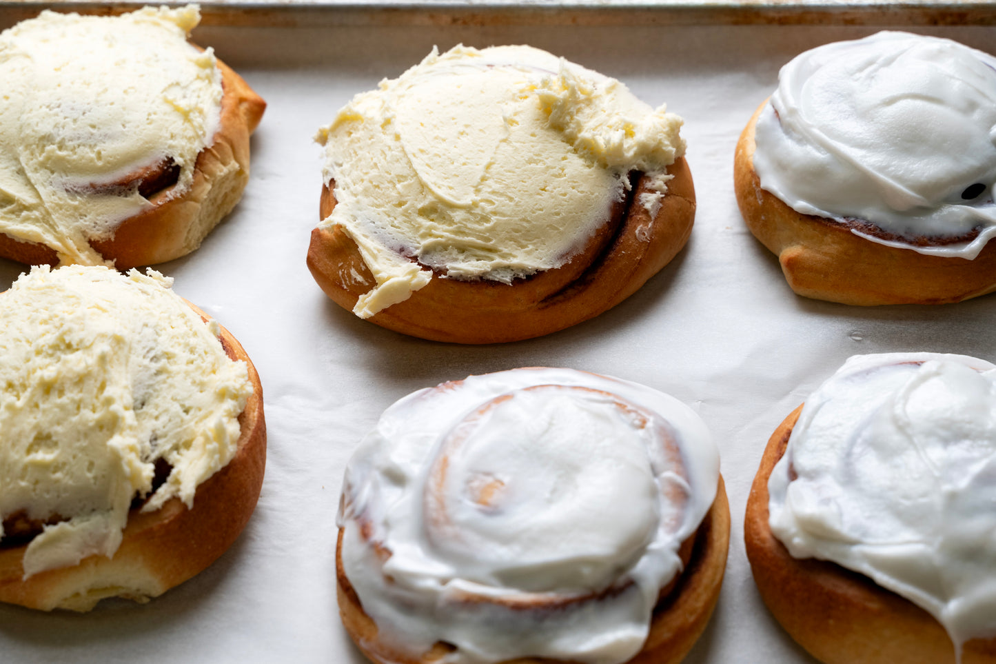 Homemade Cinnamon Buns With Icing - 4 Pack