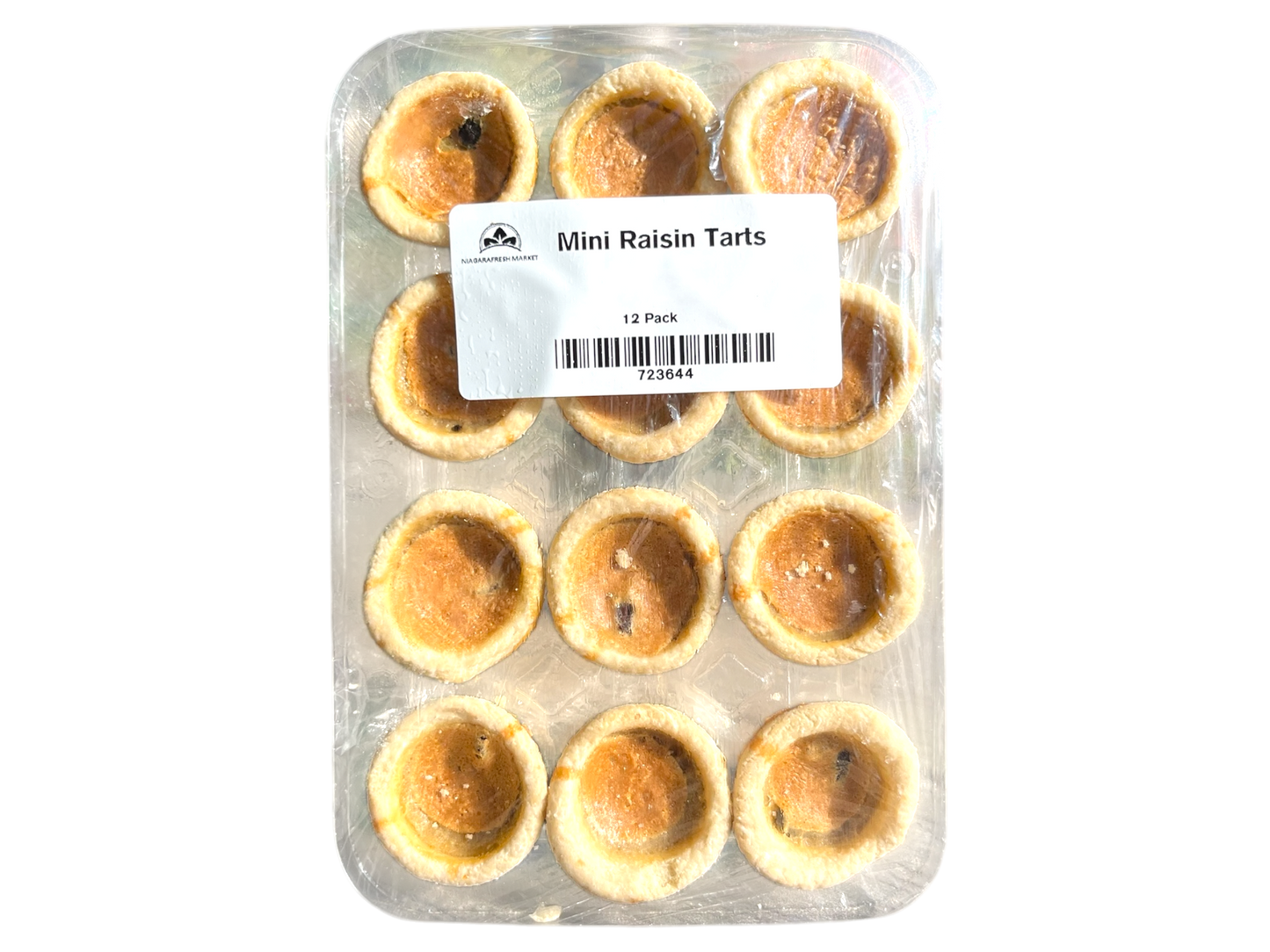 Homemade Mini Raisin Butter Tarts - 12 Pack - Frozen