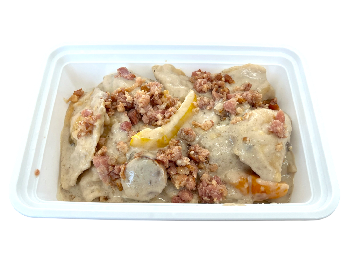 Pierogies with Mild Italian Sausage