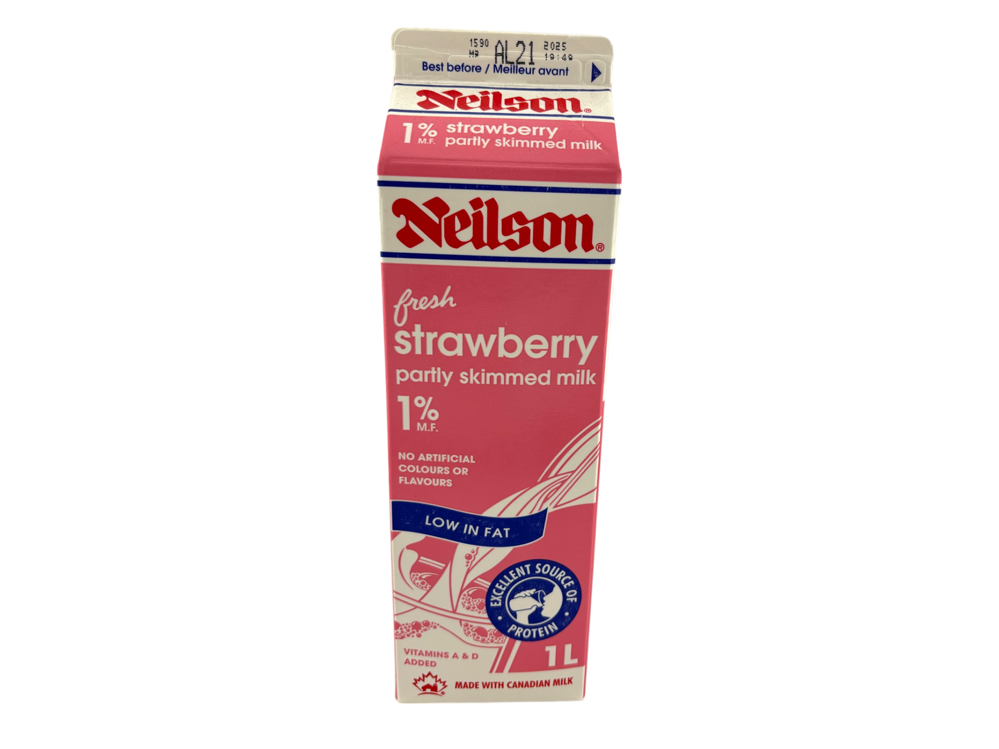Neilson 1% Strawberry Milk - 1L