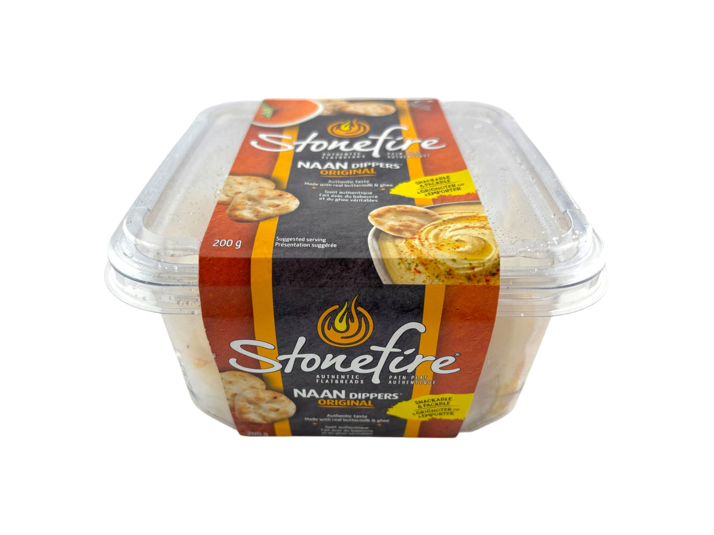 Stonefire Flatbreads Original Naan Dippers - 200g
