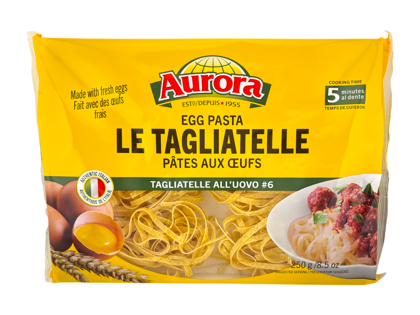 Aurora Tagliatelle Egg Pasta - 250g
