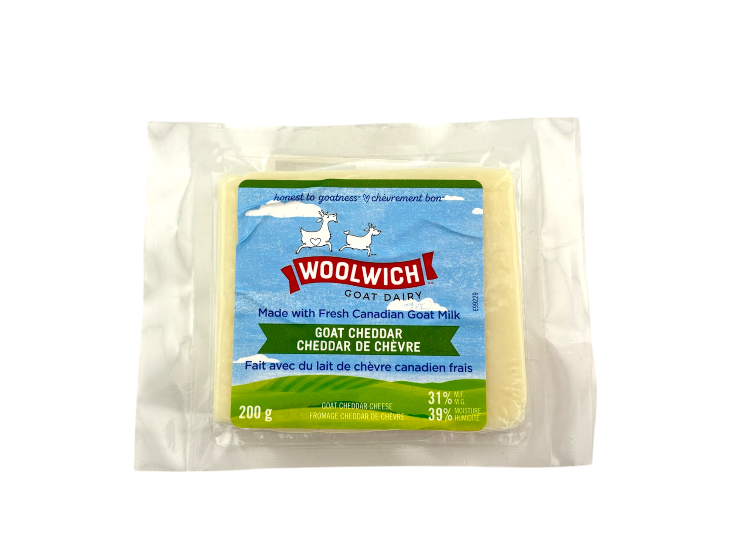 Woolwich Cheddar Goat Cheese Brick - 200g