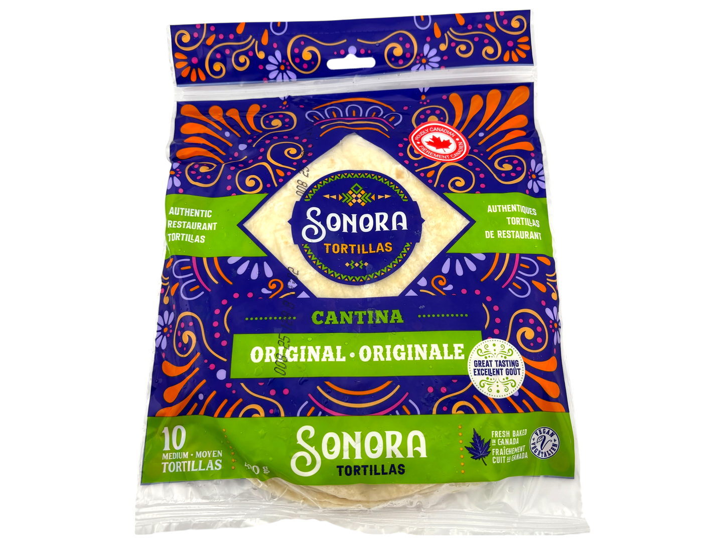 8" White Flour Tortillas