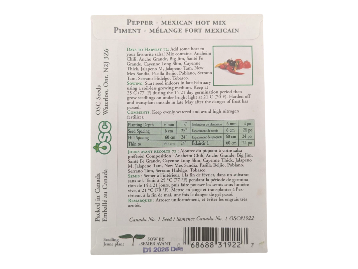 Pepper Mexican Hot Mix