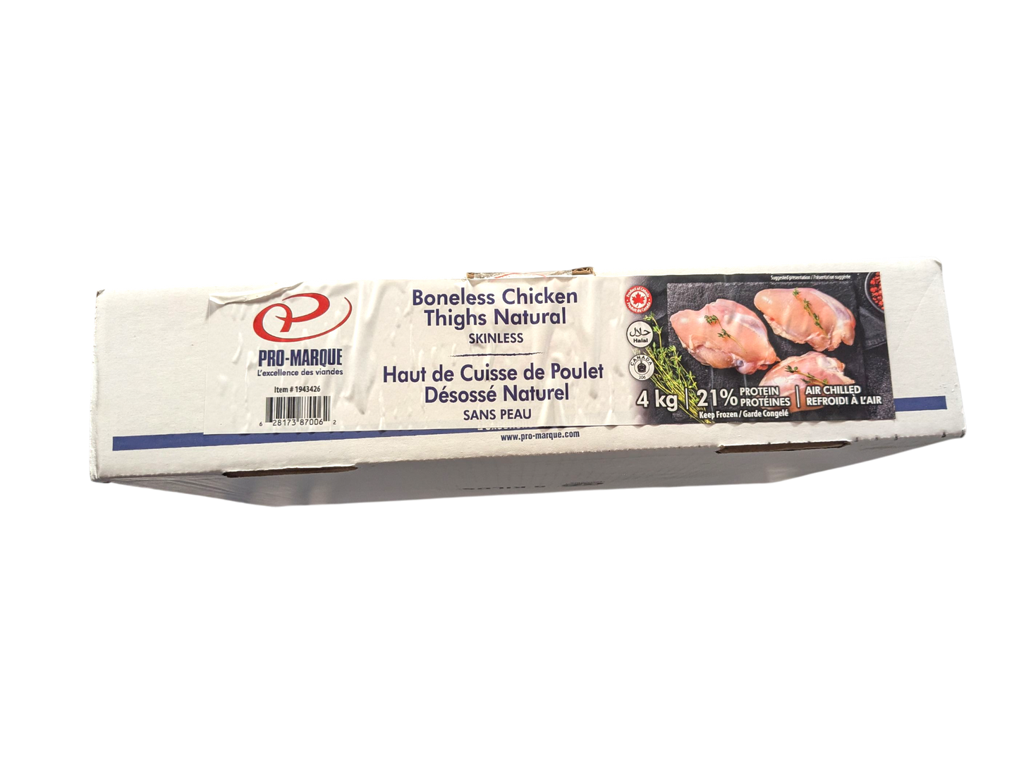 Boneless Skinless Chicken Thighs - 4kg