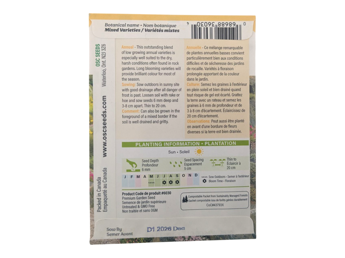 Rock Garden Annual Mix