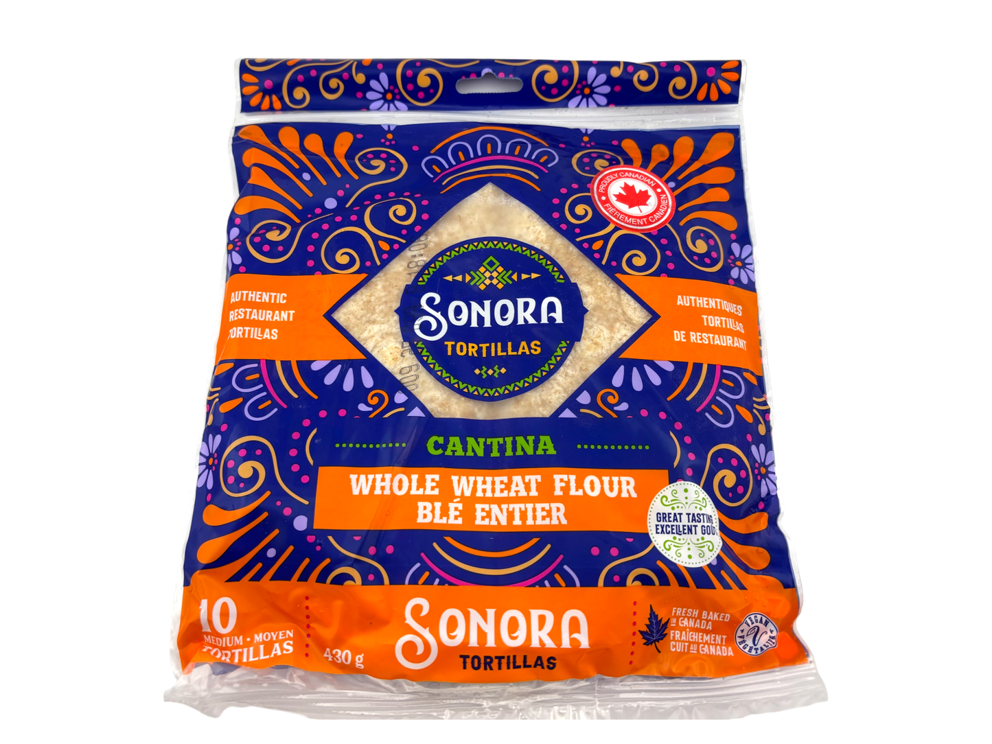 8" Whole Wheat Tortillas