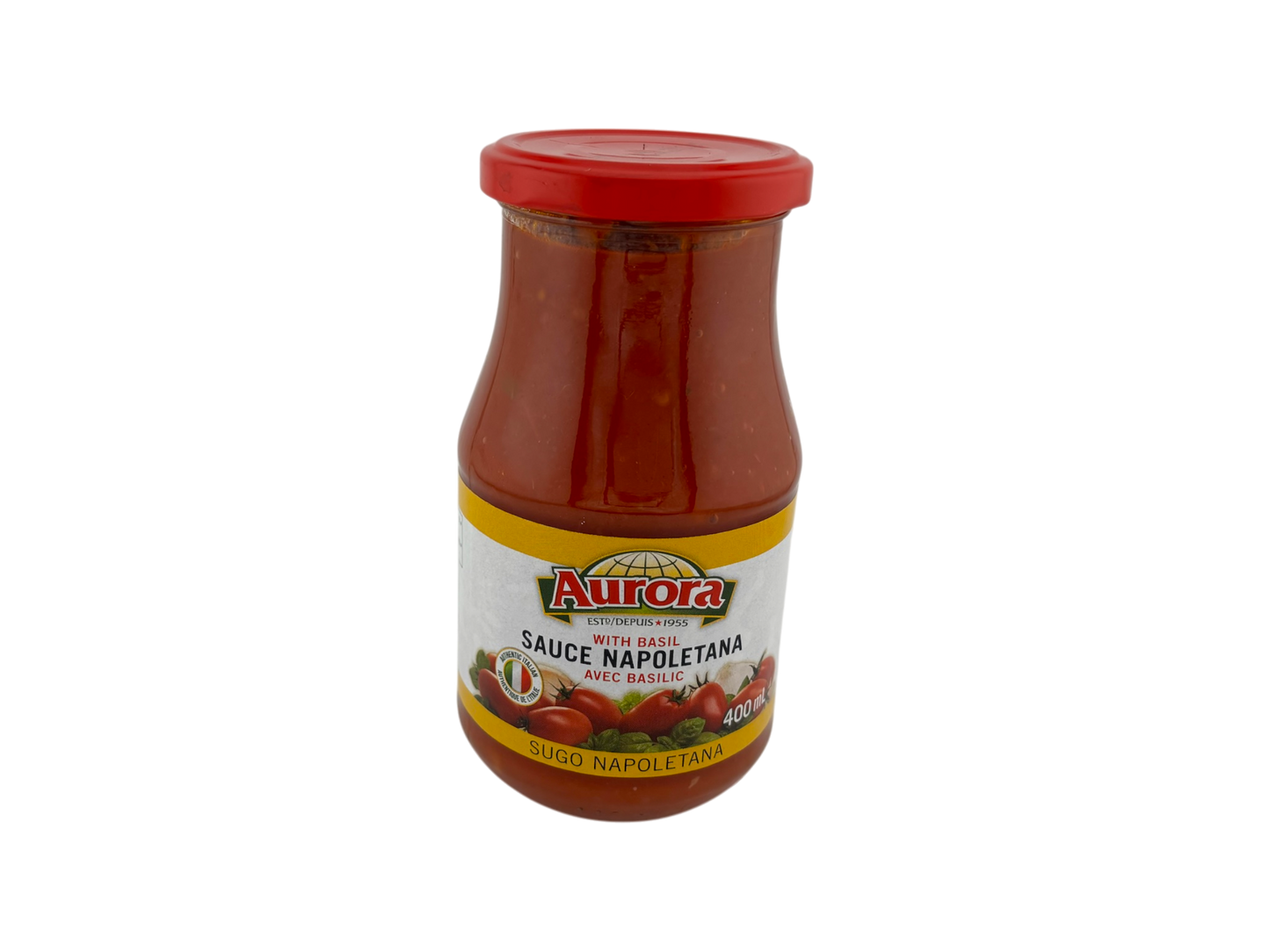 Aurora Sauce Napoletana with Basil - 400ml