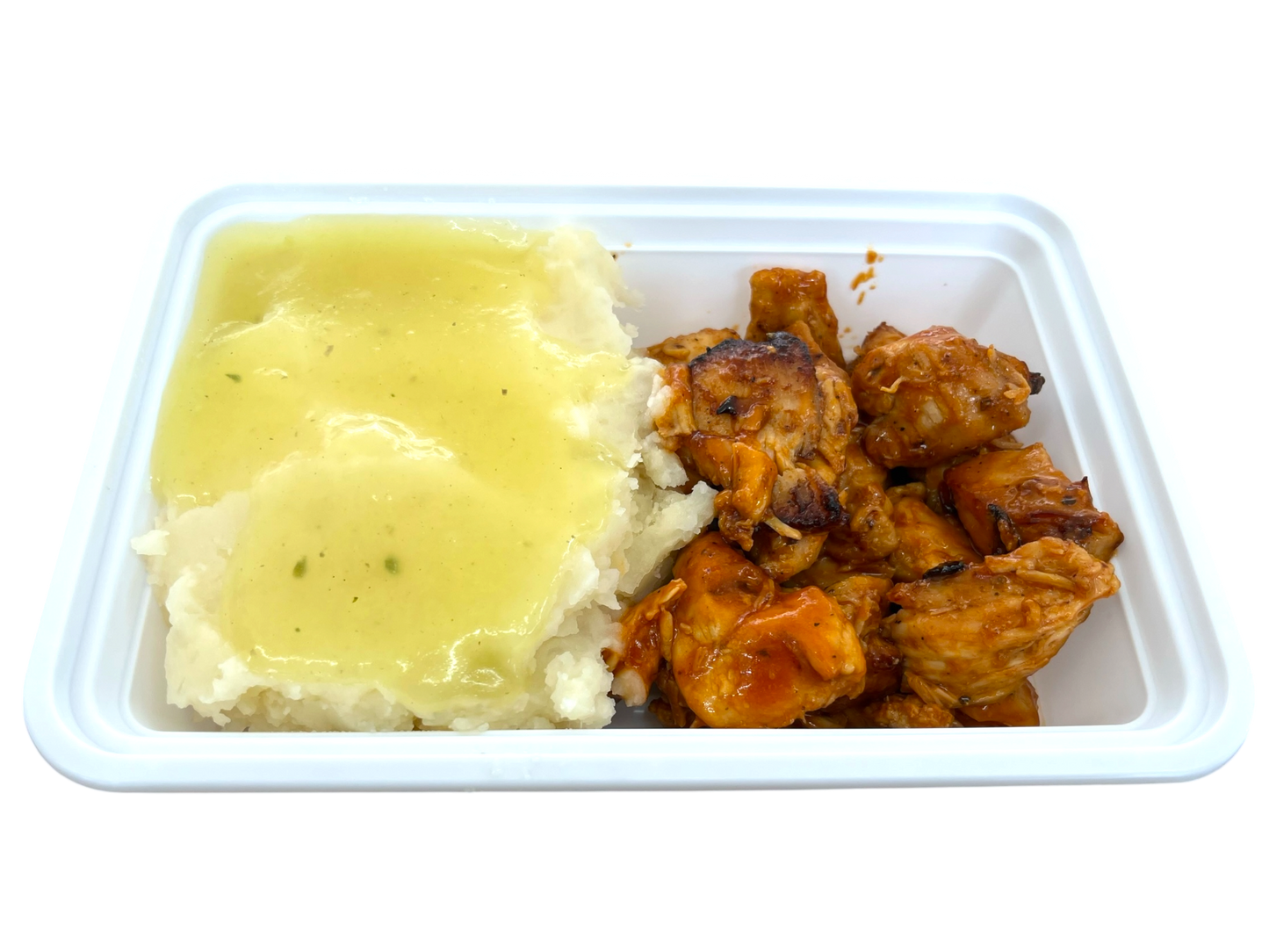 Roasted Chicken with Mashed Potatoes and Gravy