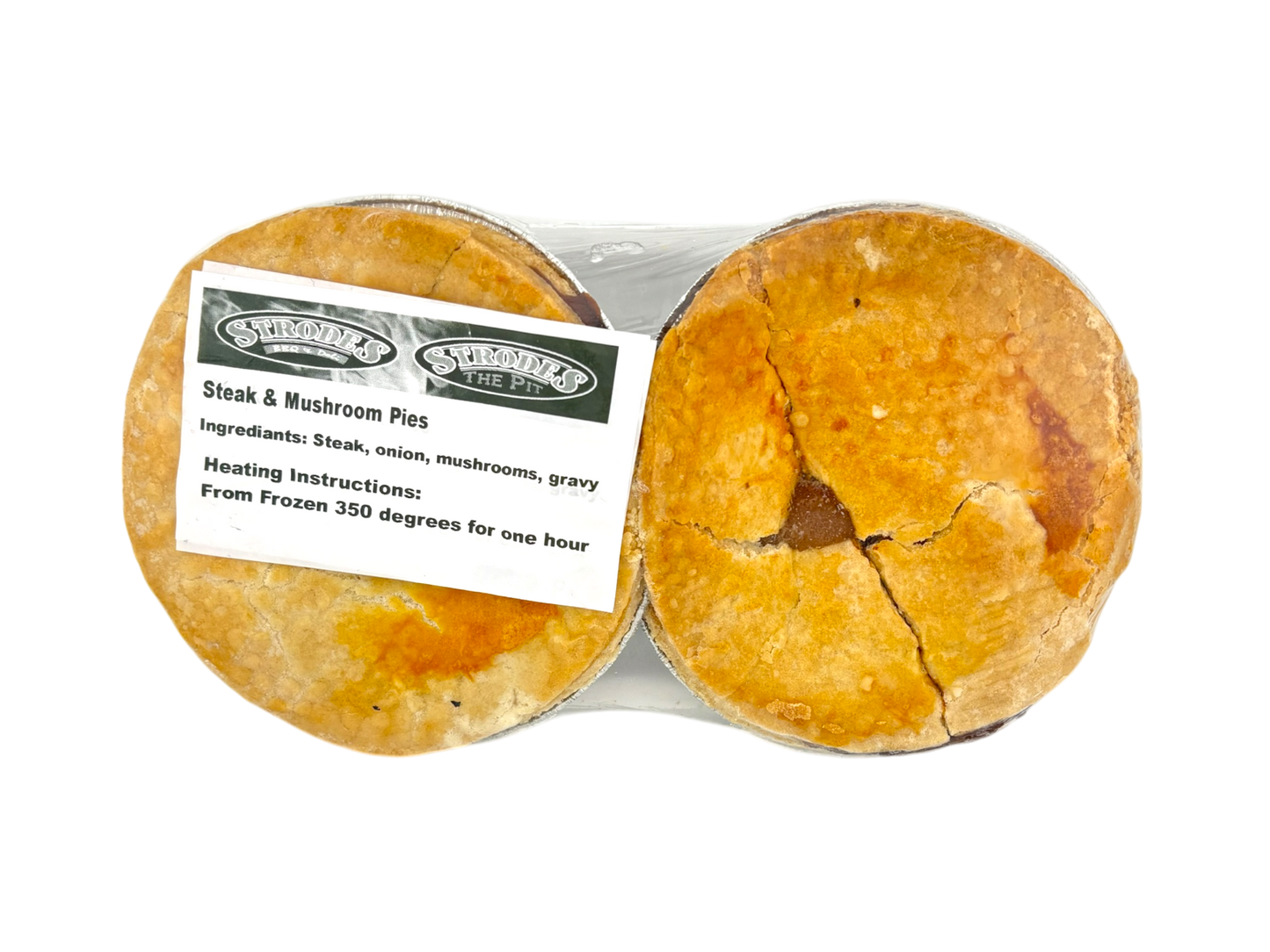 5" Steak & Mushroom Pies - 2 Pack - Strodes