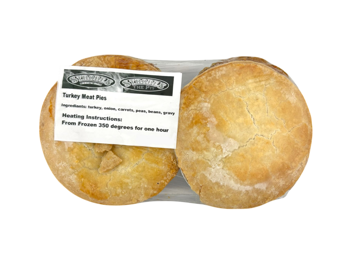 5" Turkey Meat Pies - 2 Pack - Strodes