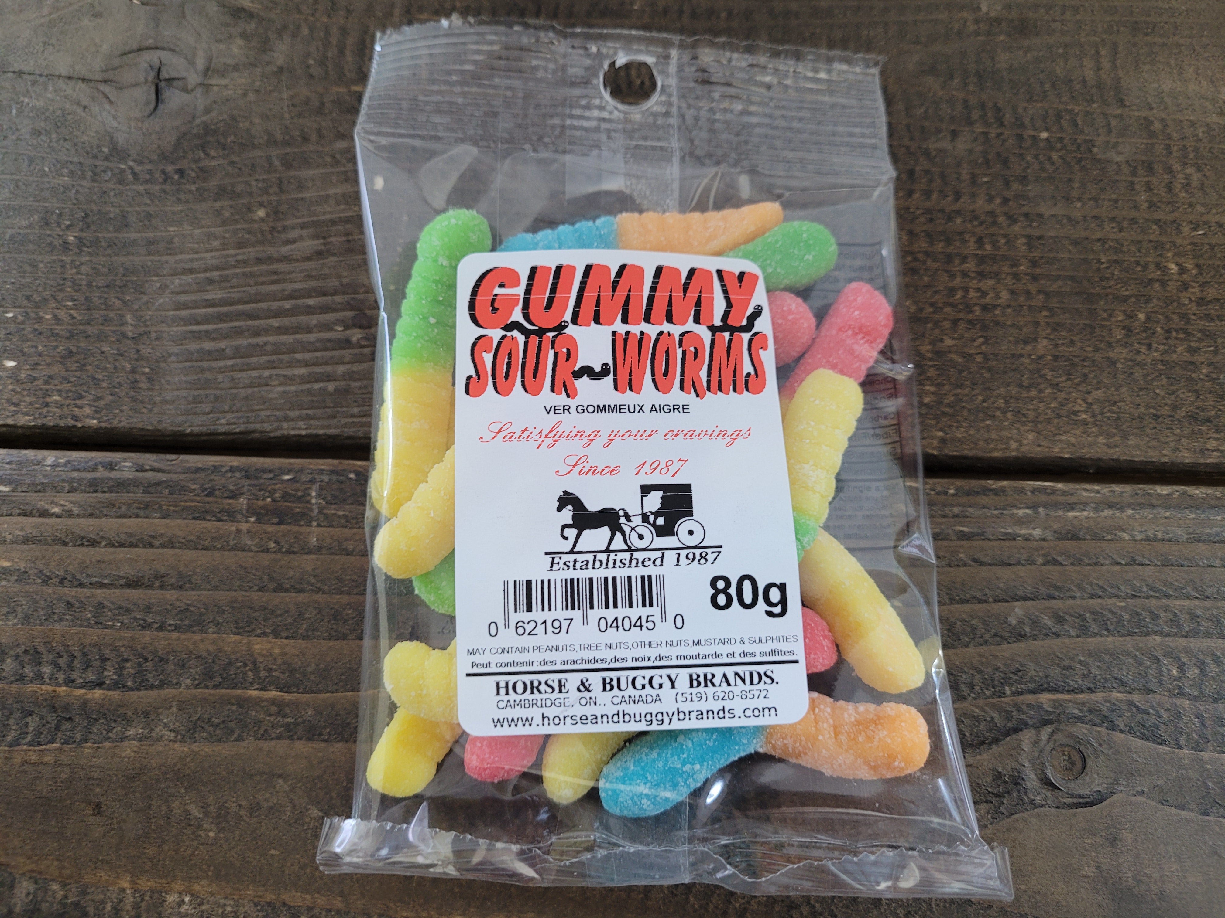 Sour Worms Horse and Buggy Niagara Fresh Market