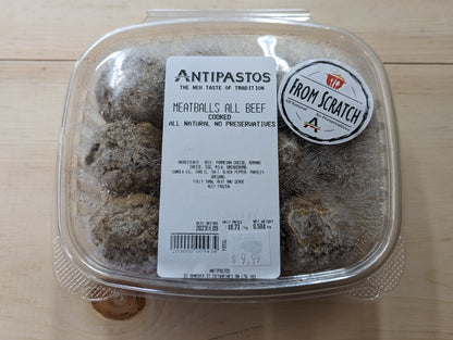 Meatballs All Beef- Antipastos