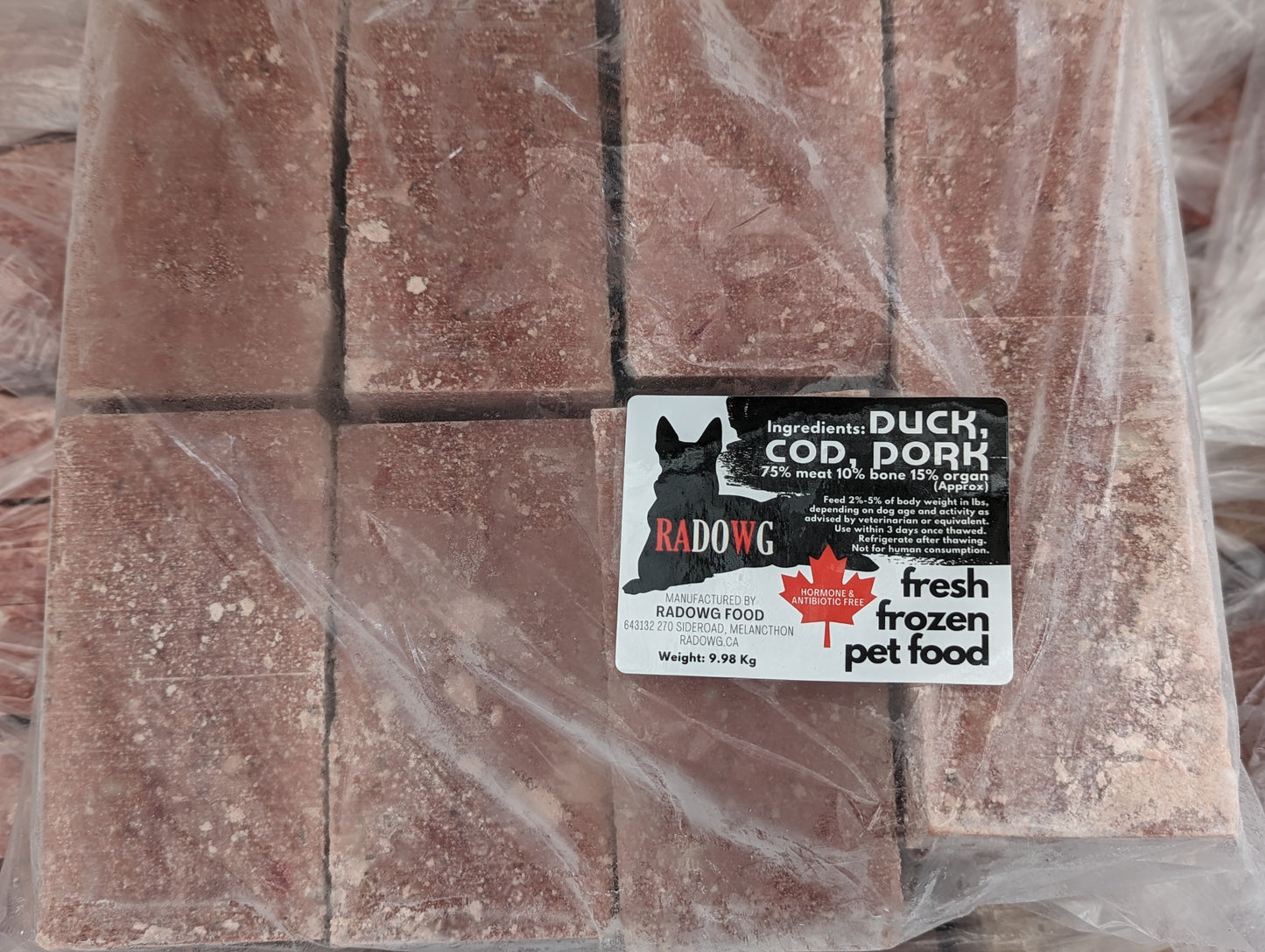 Raw Dog Food - Hypoallergenic Mix - Radowg