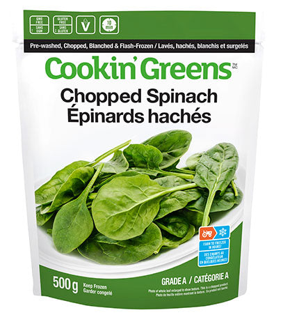 Chopped Spinach 500g - Frozen