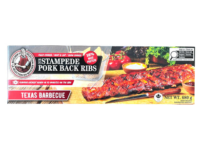 Butchers Selection Stampede Pork Back Ribs - Texas BBQ