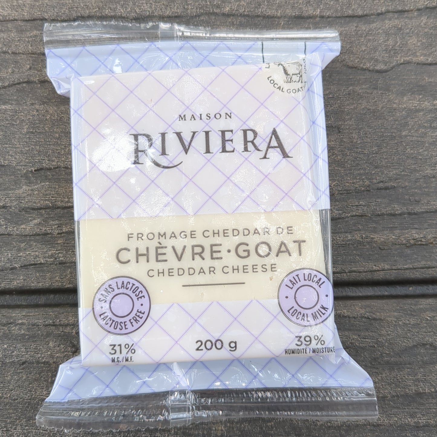 Cheddar Goat Cheese - Riviera -200g