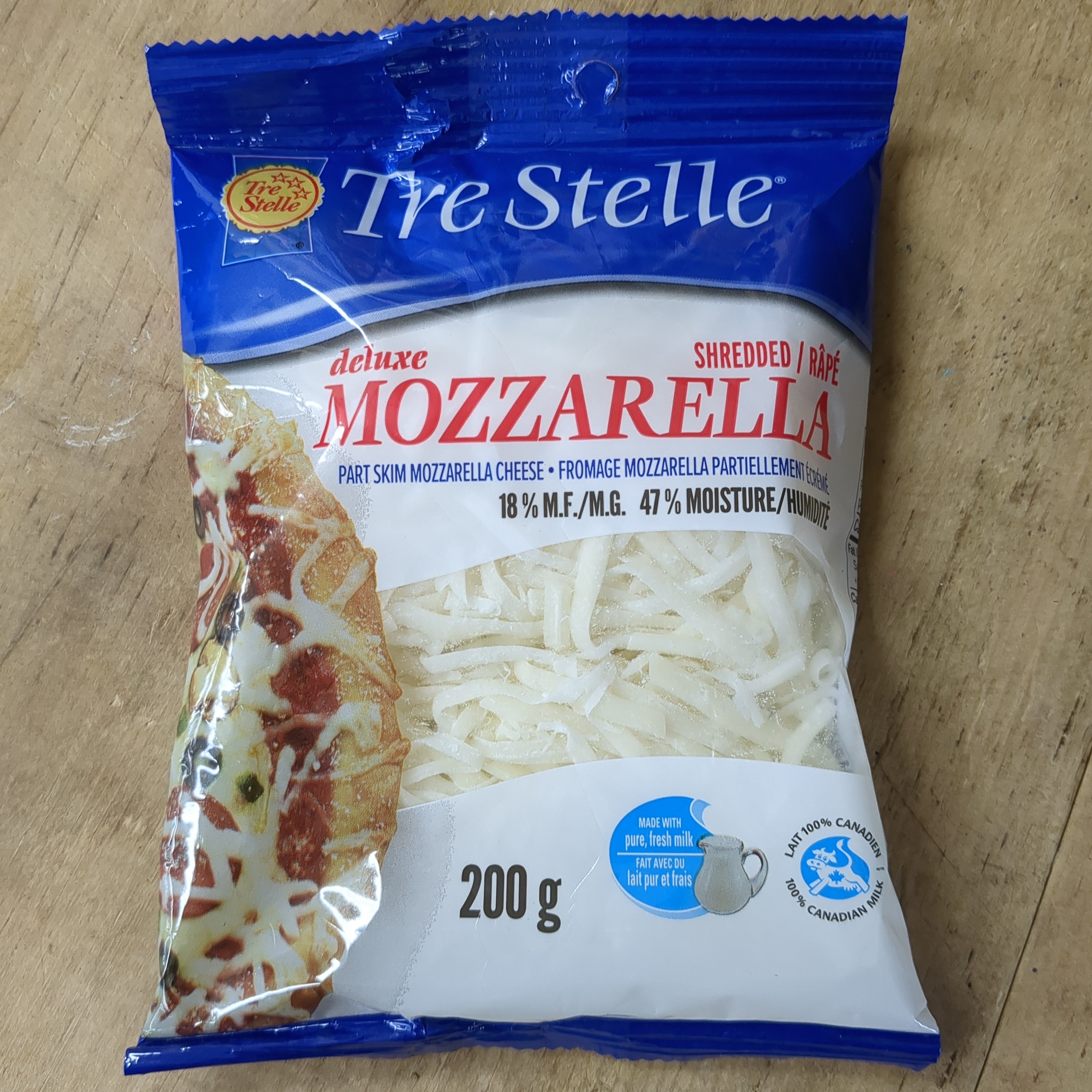TreStelle Shredded Mozzarella - 200g