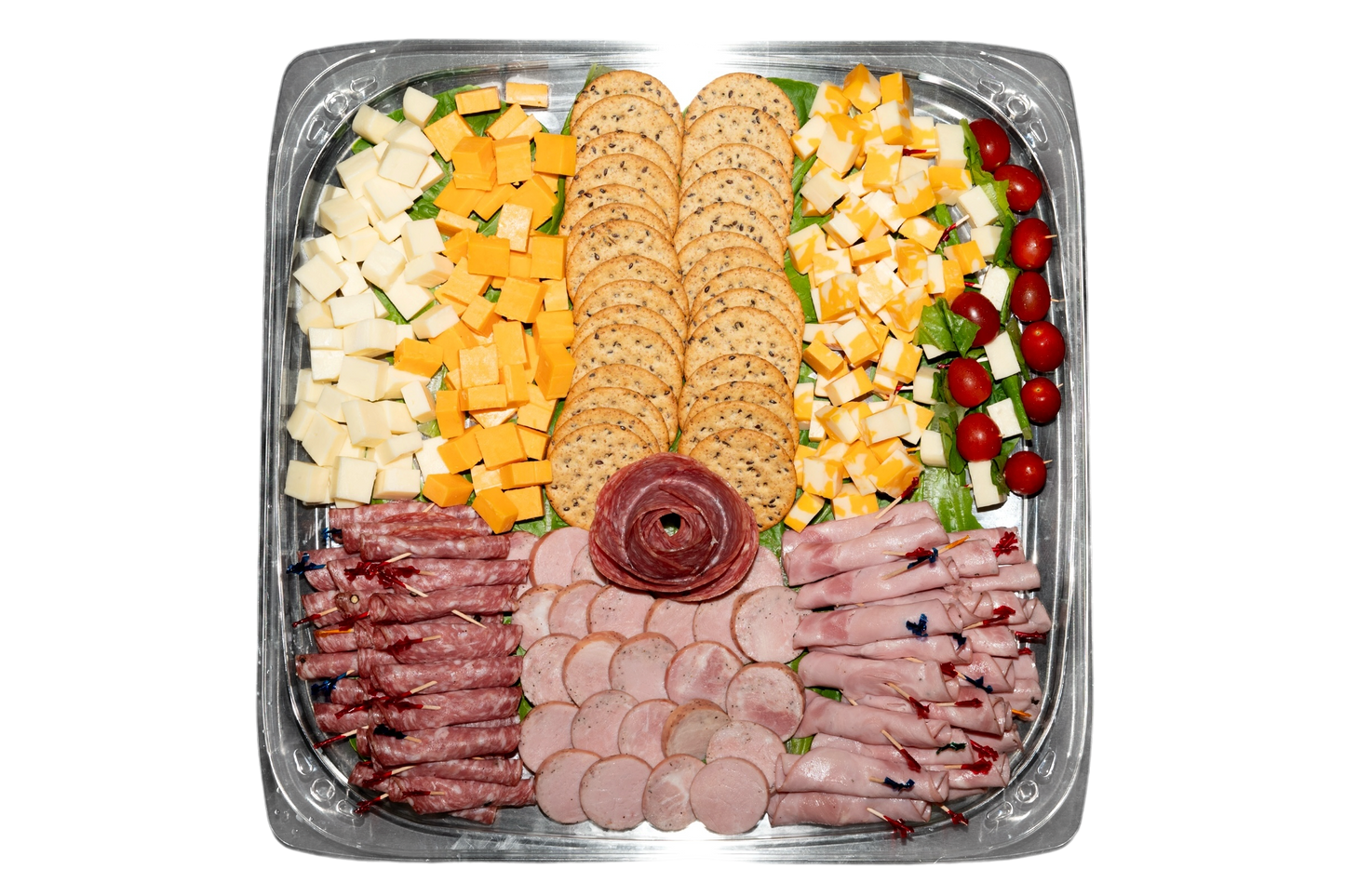 18" Meat, Cheese, and Crackers Tray