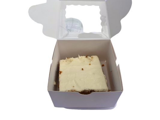 Homemade Carrot Cake Square