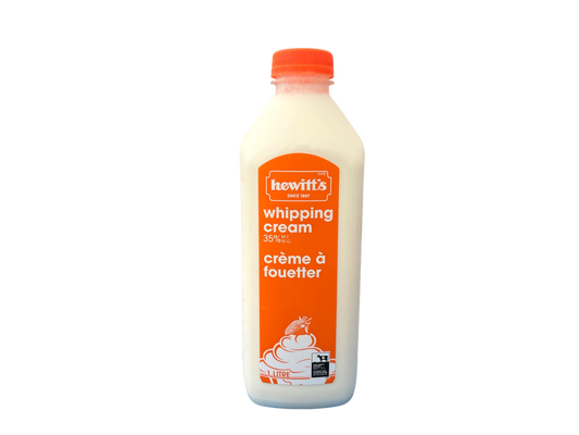 Hewitt's Whipping Cream - 1L