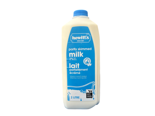 Hewitt's Milk 2% - 2L Carton