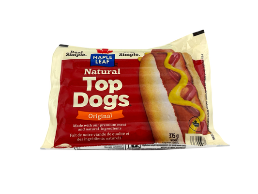 Maple Leaf Top Dogs Original Hot Dogs - 375g