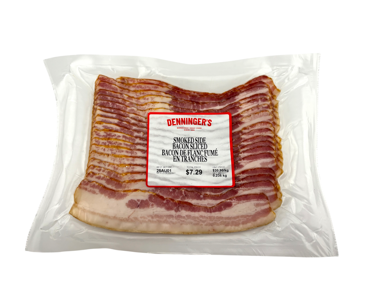 Denninger's Smoked Side Bacon - 300g