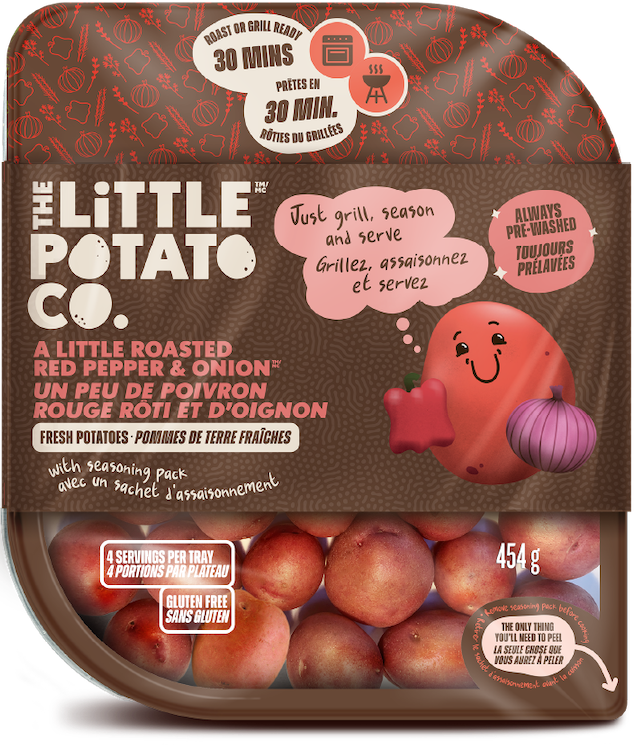 Mini Potatoes - A Little Roasted Red Pepper & Onion