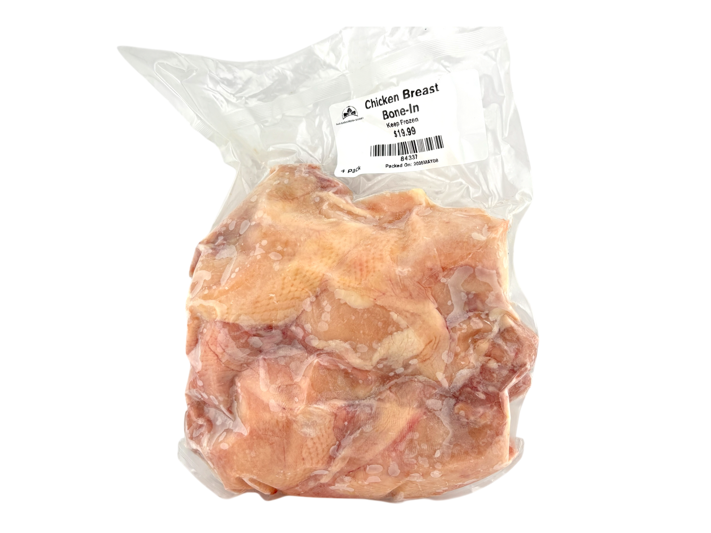 Bone-In Chicken Breast - 4 Pack