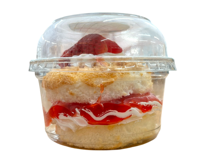 Angel Food Cake and Strawberry Cup