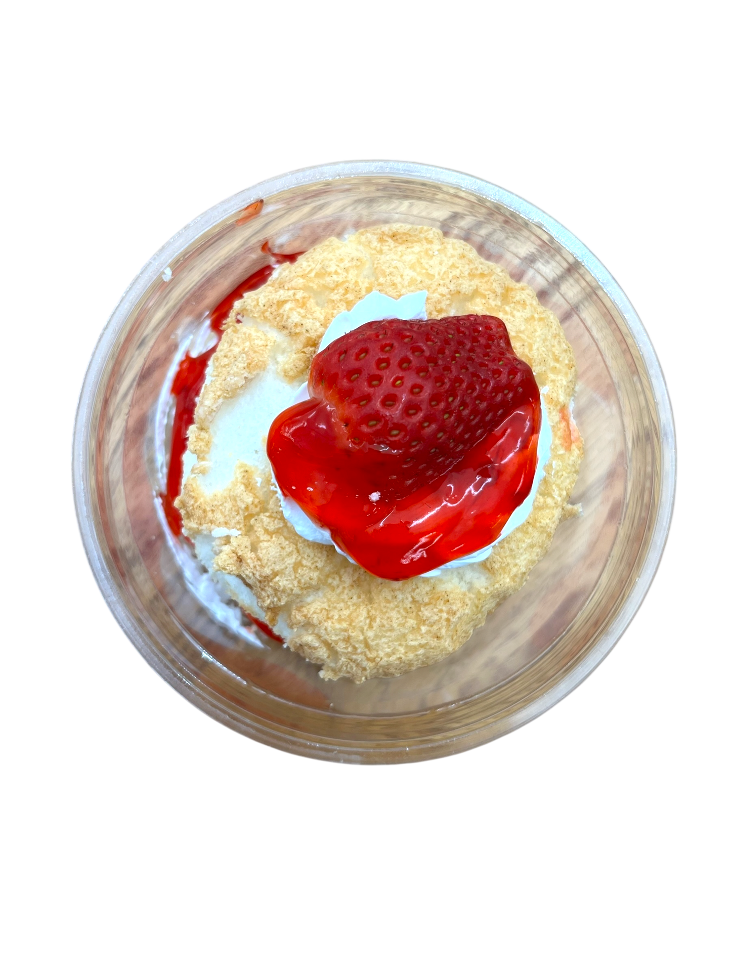 Angel Food Cake and Strawberry Cup