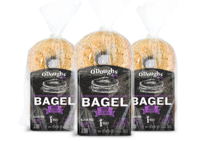 O'Doughs Gluten Free Sprouted Whole Grain Flax Bagel - 300g - Frozen