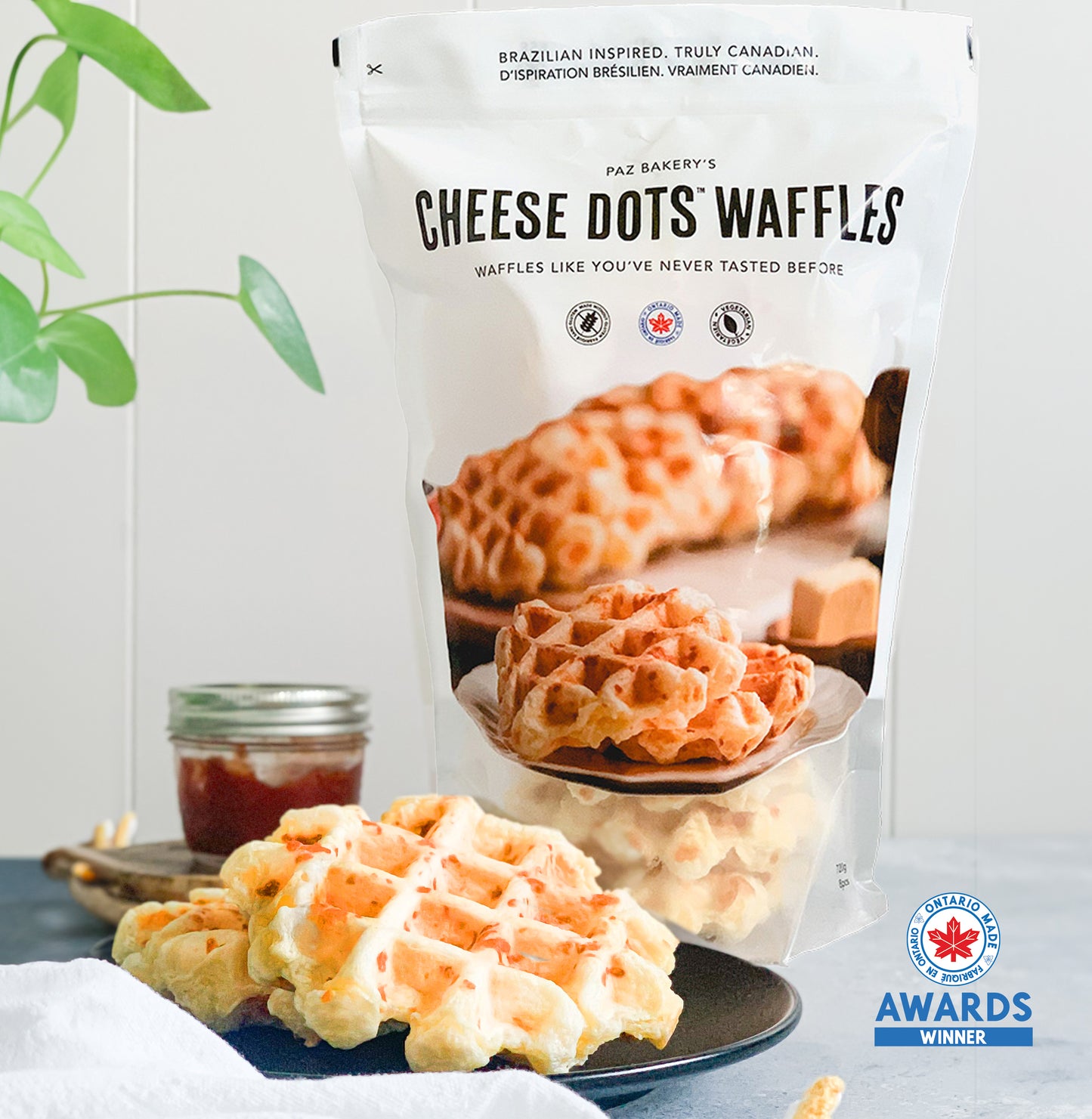 Cheese Dots Waffles