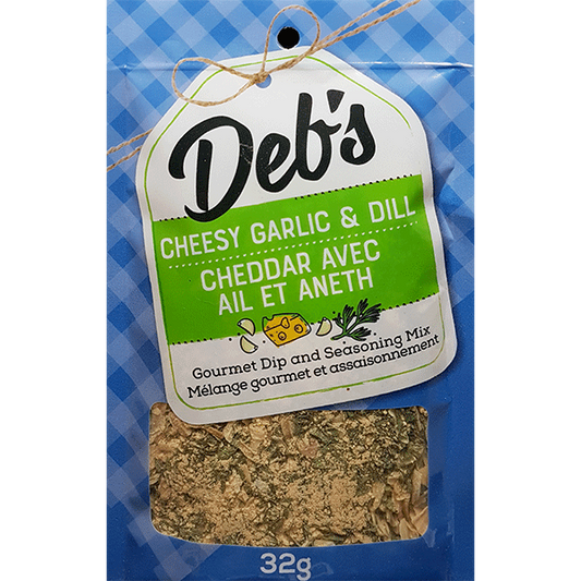 Cheesy Garlic & Dill Dip Mix - Deb's Dips