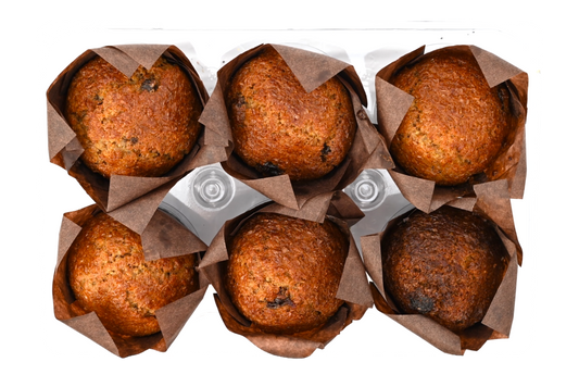 Frozen Homemade Raisin Bran Muffins - 6 Pack