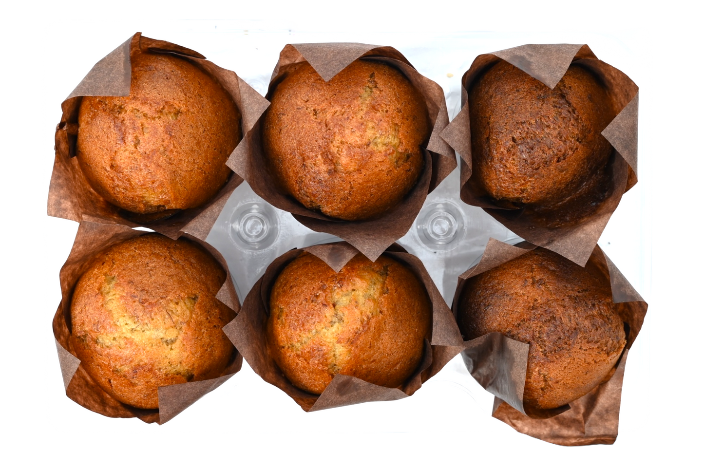 Homemade Banana Muffins - 6 Pack