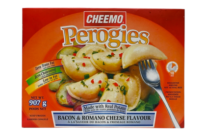 Cheemo Perogies - Potato, Bacon, and Romano Cheese - 907g
