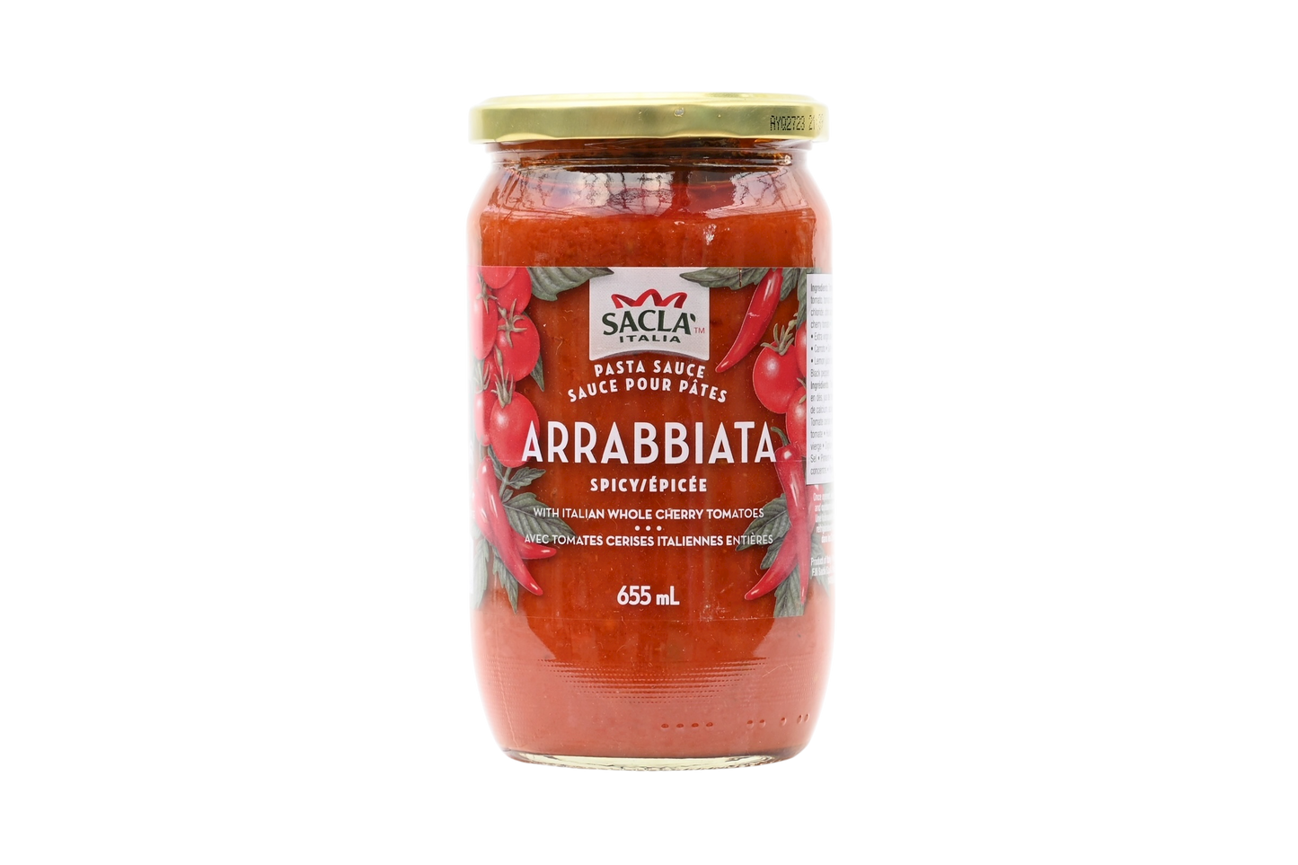 Sacla Arrabbiata Sauce (Spicy) - 655ml