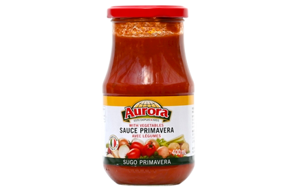 Aurora Sauce Primavera with Vegetables - 400ml