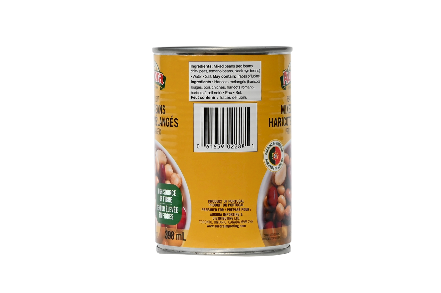 Aurora Canned Mixed Beans - 398ml