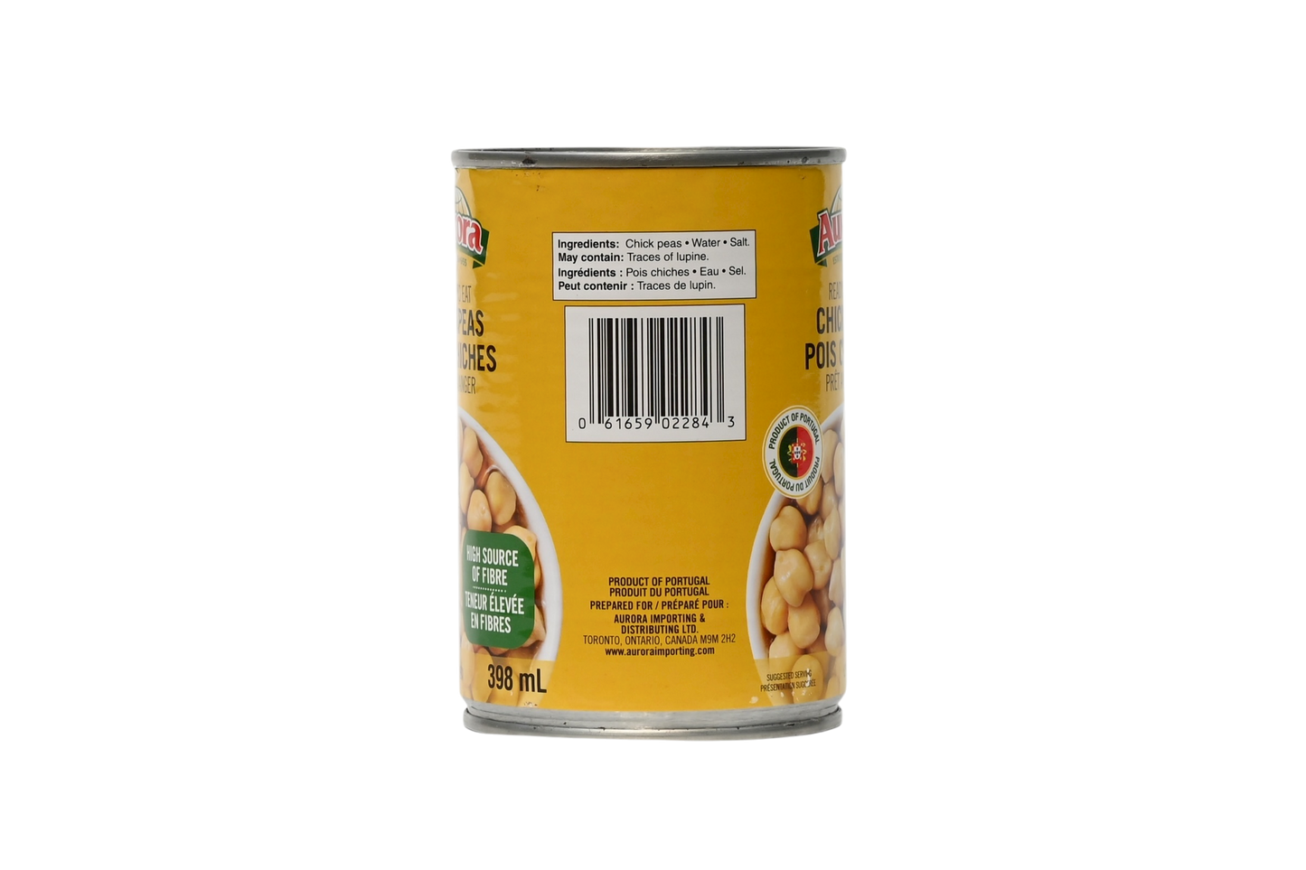 Aurora Canned Chick Peas - 398ml