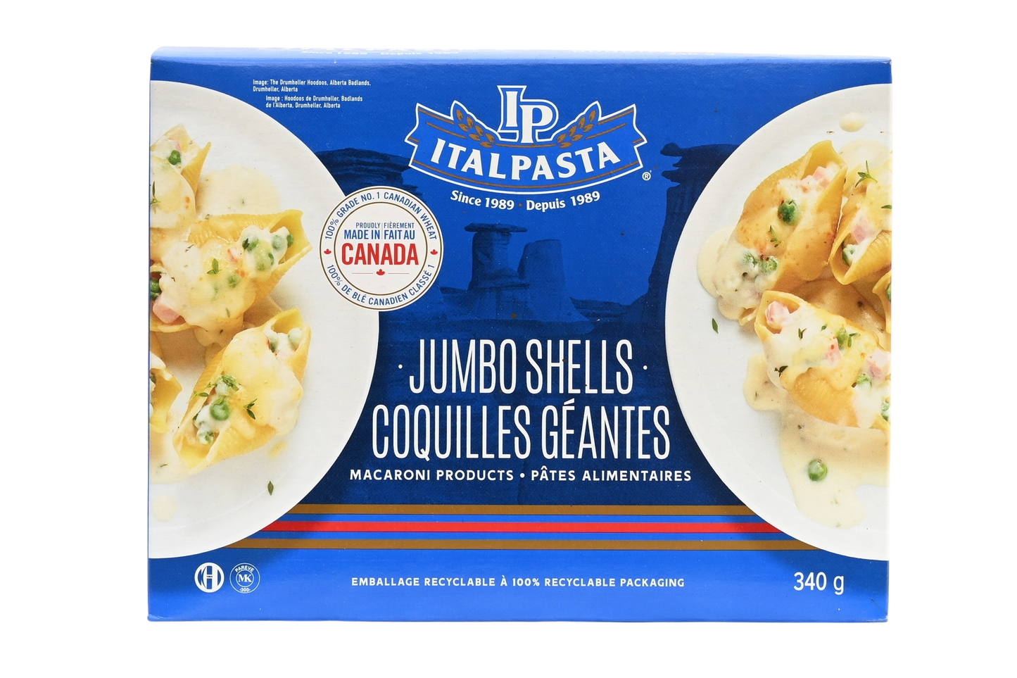 Italpasta Jumbo Shells - 340g