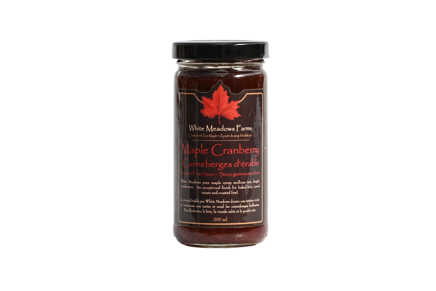 Maple Cranberry Fruit Sauce