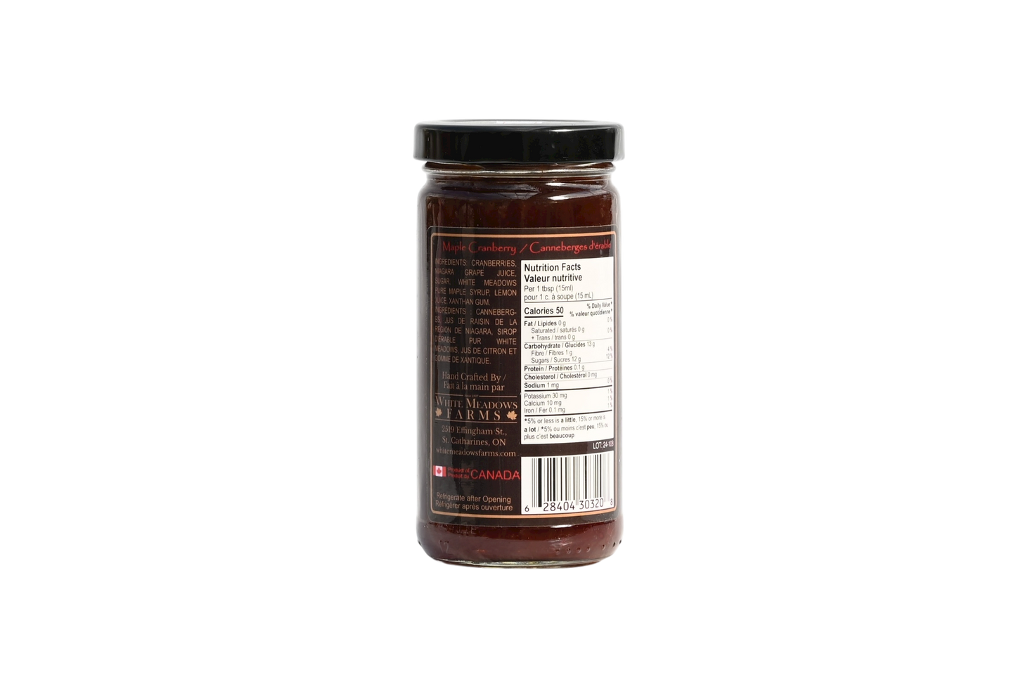 Maple Cranberry Fruit Sauce