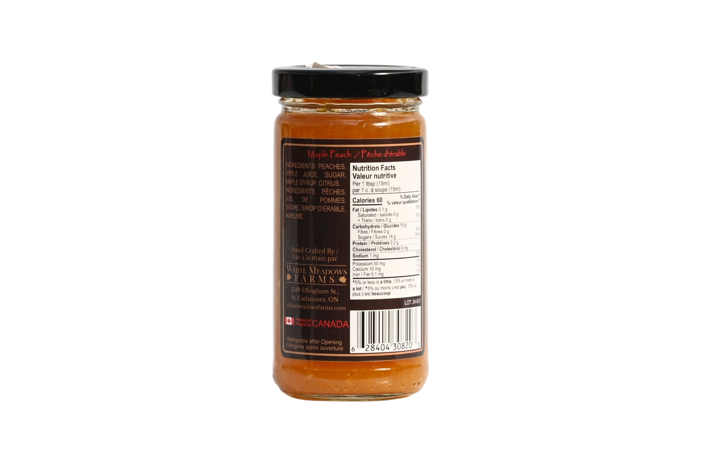 Maple Peach Fruit Sauce